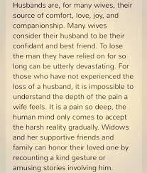 How should celebrate your marriage life and don't forget to show your love by sharing this awesome i love my husband quotes and lines. Having Your Husband As Your Soul Mate And Best Friend Is Perfection To Lose This In A Blink Of An Eye Is Unfathomab Grieving Quotes Grief Healing Grief Quotes