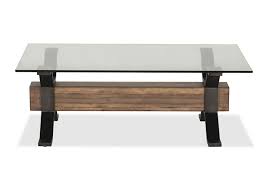 The sawyer coffee table is the perfect addition to your furniture collection! Lacks Sawyer Glass Top Coffee Table