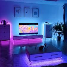 Govee 100ft led strip lights, bluetooth rgb led lights with app control, bright 5050 leds, 64 scenes and music sync lights strip for bedroom, living room, party, etl listed adapter (2 rolls of 50ft) 4.6 out of 5 stars 101 Pin On Gaming Room Setup