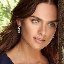 Luisa Rosas BE Creolen Weißgold mit Diamanten LRBE135