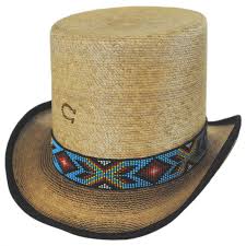 Outlaw Spirit Palm Leaf Straw Top Hat