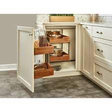 *the shelf that sits into the blind corner part of the cabinet requires a 15 opening to fit inside, this is why we offer this product starting at 15 wide. Rev A Shelf Blind Corner Cabinet Organizer Pull Out Pantry Blind Corner Cabinet Kitchen Design Cabinet Organization