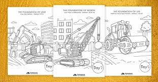 They could play games in the nursery. Concrete Cranes Vbs 2020 Coloring Downloads Christianbook Com Blog