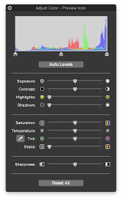 You can size the image as you scan, adjust the scan area, and adjust many image settings, including color restoration and digital ice (film and slides only). How To Adjust Image Color In Mac Preview