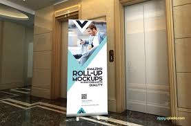 14 Premium X Banner Mockups And Roll Up Banner Mockups Zippypixels Rollup Banner Promotional Design Pop Up Banner