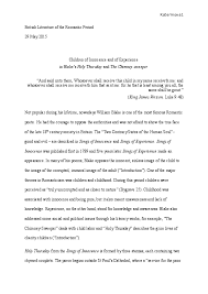 Read, review and discuss the holy thursday (innocence) poem by william blake on poetry.com. Doc Children Of Innocence And Of Experience In Blake S Holy Thursday And The Chimney Sweeper Daniela Katermova Academia Edu