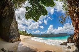 Background pemandangan gunung hd 05 08 2019 gambar pemandangan alam terindah di indonesia selanjutnya adalah potret dari pantai dreamland yang memang seindah pantai impian kalau kamu berkunjung ke pantai dreamland kamu bakalan merasa kalau pantai di sebelah selatan bali ini. Rock Cave Near Body Of Water Beach Tropical Sand Mountains Caribbean Palm Trees Clouds Rock Dominican Republic Islan Beach Beach Wallpaper Water Poster