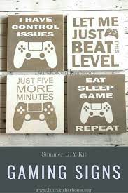 Pin By Sarah Edwards Beeson On Ideias Para Meu Quarto Boys Game Room Kids Room Sign Boys Room Signs