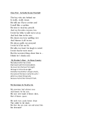 Poems For Recitation