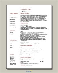 Stevens & associates, a national career management and outp. Actuary Resume Financial Risks Career History Example Template Job Description