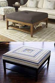 For storage and display, choose a spacious cocktail ottoman and use it in lieu of a coffee table. Braxton Culler 5019 009 Braxton Culler Ottoman Family Living Rooms