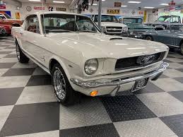 Image result for Wimbledon White 1966 Mustang