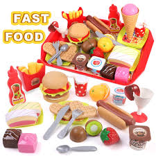 A kids play kitchen is perfect for all those little aspiring chefs. Gilobaby Kids Play Food Toys Cutting Fast Food Set Kitchen Toys For Toddler Girls Boys Pretend Role Play Toys For Educational Preschool Learning Buy Online In Jamaica At Desertcart