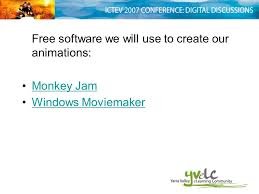 Let S Monkey Jam Free Software We Will Use To Create Our Animations Monkey Jam Windows Moviemaker Ppt Download
