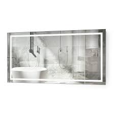 Order from our online glass and mirror shop in usa. Icon 54 X 24 Led Bathroom Mirror W Dimmer Defogger Lighted Vanity Mirror Krugg Reflections Usa
