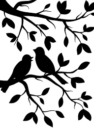 Bird On Branch Silhouette Darice Embossing Folder Size A2 Birds Branch Bird Stencil Embossing Folder Bird On Branch