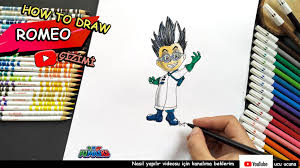 how to draw pj mask panosundaki pin
