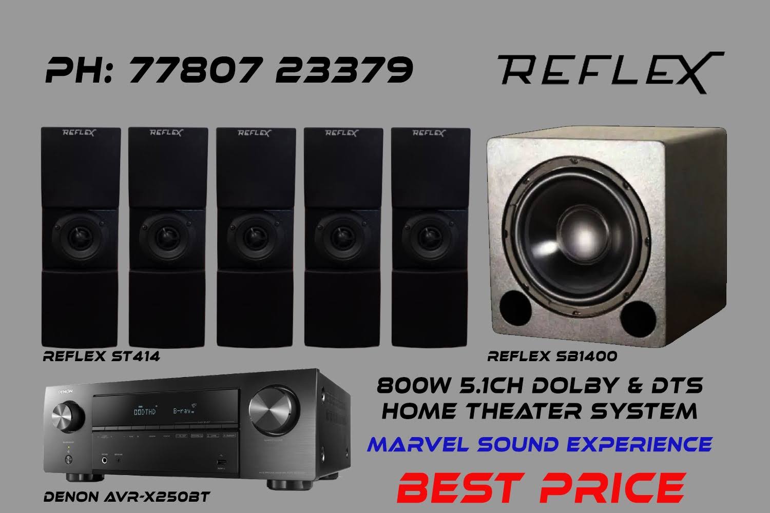 Refelex STS414 - 5.1Ch Home Theater Package product image