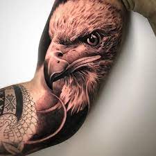 Tatuagens Masculinas no Braço: +70 Inspirações | New Old Man - N.O.M Blog | Tatuagem masculina braço, Tatuagem aguia, Tatuagens tribais no braço