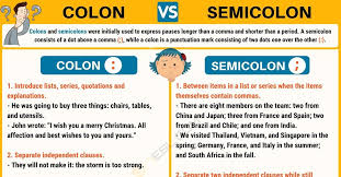 Writing In 2020 Punctuation Rules Semicolon Comma And Semicolon