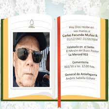 Participamos el Fallecimiento del Señor Carlos Facundo Muñoz Baeza  (Q.E.P.D.). Deja tu condolencia en el siguiente link👇,  https://nuevoamanecer.inmemory.cl/homenaje/carlos-facundo-munoz-baeza