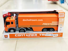 Đồ chơi xe container trớn pin nhạc đèn WY576A