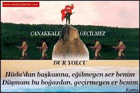 ?çanakkale kirte muharebeleri sırasında, bölükler arka sıralarda hücum sıralarını beklemektedirler. Dur Yolcu Siiri Osman Nalbant Edebiyatdefteri Com