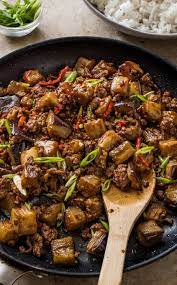 Chinese stuffed beef in daikon (chinese style cooking recipe). Chinese Style Beef And Eggplant Cook S Country Recipe Eggplant And Beef Recipe Eggplant Recipes Asian Beef Recipes