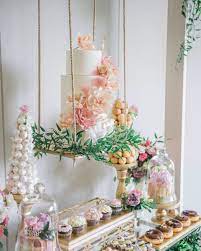 Trending Now Floating Wedding Cake Tables Wedding Cake Table Wedding Desserts Suspended Wedding Cake