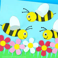 This is a great way to let. How To Make A Paper Bee Craft I Heart Crafty Things