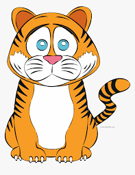 Drawing tiger cubs white tiger, cartoon zebra, mammal, cat like mammal, carnivoran png. Waiting Tiger Cartoon Clipart Png Mom I Miss Sad Cartoon Tiger Face Transparent Png Transparent Png Image Pngitem