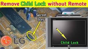 Then move to exit tab . Remove Child Lock Without Remote Control Lg Tv Child Lock Off Youtube