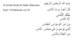 Internet archive html5 uploader 1.6.4. Al Qur An Surat An Naas Manusia Ayat 1 6 Makkiyah Juz 30 Harianmu Dot Com