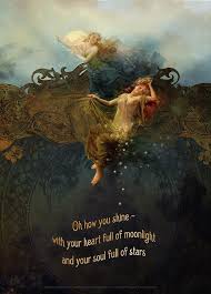 Star Sisters By Silas Toball Art Moon Art Stars And Moon