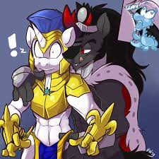 anus bluntwhiskey dinosaur equine friendship is magic horn horse  king sombra (mlp) male male only multiple males my little pony penis pony  royal guard (mlp) scalie tagme unicorn yaoi 