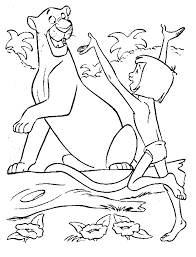 The jungle book characters coloring page to color, print and download for free along with bunch of favorite the jungle book coloring page for kids. Coloring Page Junglebook Coloring Pages 4