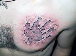 Cute and straightforward baby footprint tattoo: 60 Handprint Tattoo Designs For Men Impression Ink Ideas