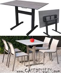 Ancienne peinture, un peu écaillée par endroits (probablement pas d'origine). Petite Table De Jardin Alu Basculante 511070 986
