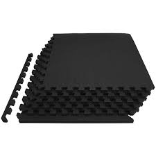 Everyday Essentials 1 2 Thick Flooring Puzzle Exercise Mat With High Quality Eva Foam Interlocking Tiles 6 Piece 24 Sq Ft Multiple Colors Walmart Com