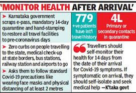 Though cm yediyurappa is not a favour of complete lockdown, state ministers have hinted weekend curfew restrictions are in place till may 4 and as per the guidelines, it will be. Karnataka Quarantine Rules Five Months On Karnataka Scraps All Covid Travel Restrictions Bengaluru News Times Of India
