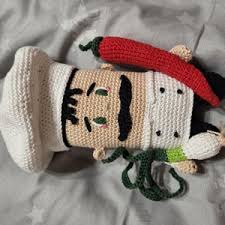 Chef Amigurumi Pattern Crochet Pattern Amigurumi Pattern Chef Pattern  Amigurumi Chef Amigurumi Cook Dolmas the Chef Pattern