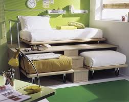 Make the most of the walls with kids shelves, wall cubbies, hooks and hardware. Save Space Small Bedroom For Three Kids Home Furniture Home Decor