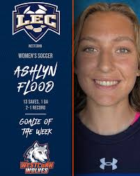 WestConn's Ashlyn Flood Named Little East Women's Soccer Goalie of the Week