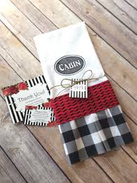 Black And White Checkered Dish Towels Ready To Ship Cabin Buffalo Buffalo Check Gingham Black And White Black And Red Kitchen Kitchen Towel Hand Towel August Ave Gift Hand Towels Cabin Gifts