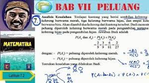 Peluang pengambilan kelereng berlainan warna tanpa pengembalian soal matematika: Peluang Mengambil 2 Kelereng Tanpa Pengembalian Matematika Smp Kelas 9 K13 Lat 7 2 No 07 Youtube