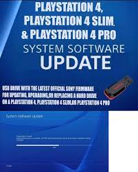Ps4 Update Install Usb Flash Drive Plug In Latest Official Sony Firmware Fw Ofw Ebay Video Game Accessories Usb Flash Drive Firmware