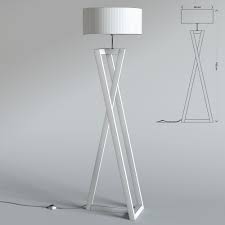 Lampara De Pie 3d Model In 2020 Diy Floor Lamp Wooden Lamps Design Wooden Lamp