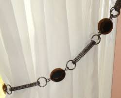 Black And Gold Curtain Tie Backs One Gold And Black Bead Color Chain Curtain Tie Back Single 22 By Curtainsanonymous On Etsy Black Beads Curtain Ties Curtain Tie Backs