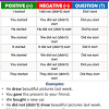 Mempelajari simple past tense tak. 1