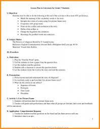 Sample Lesson Plan Reading Lesson Plans Lesson Plan Format Lesson Plan Examples